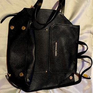 Authentic Michael Kors Black Backpack/purse